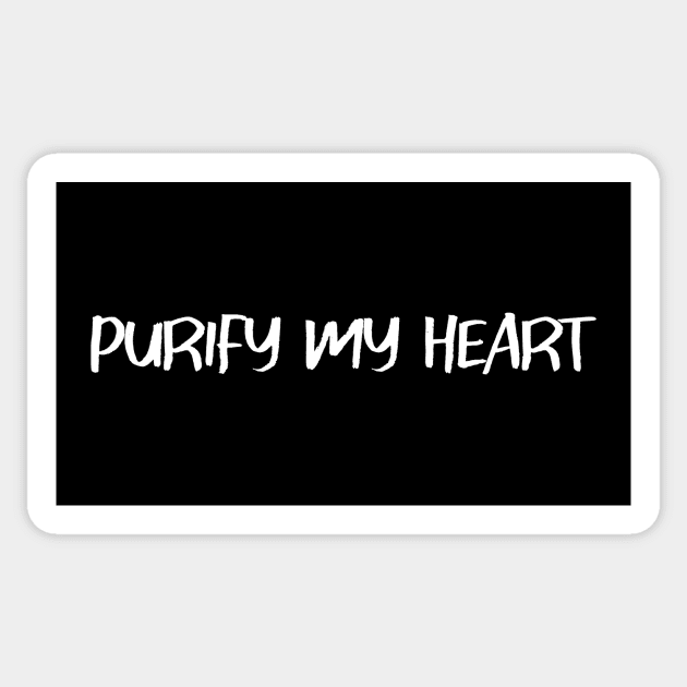 Purify my heart Sticker by Pacific West